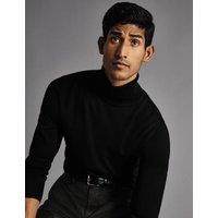Pure Merino Wool Roll Neck Jumper