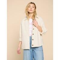 Denim Collared Relaxed Jacket