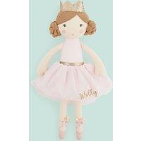 Personalised Ballerina Doll With Brunette Hair