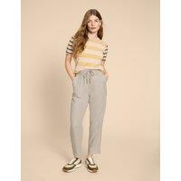 Linen Rich Relaxed Trousers