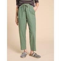 Linen Rich Relaxed Trousers