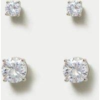 Platinum Plated Studs 2 Pack