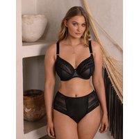 Fantasie Devote Lace Wired Side Support Plunge Bra Black
