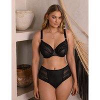 Fantasie Devote Lace Wired Side Support Plunge Bra Black
