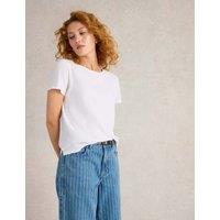 White Stuff Pure Cotton T-Shirt White