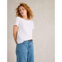 White Stuff Pure Cotton T-Shirt White