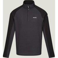 Colour Block Funnel Neck Half Zip Jumper