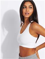 Free Throw Ribbed Crop Top