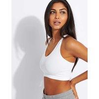 FP Movement Free Throw Ribbed Crop Top White