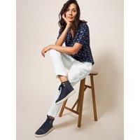 White Stuff Pure Linen Trousers White