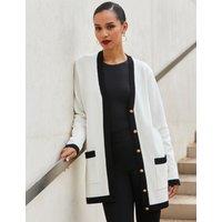 Button Front Longline Cardigan