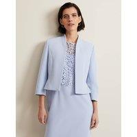 Collarless Short Jacket