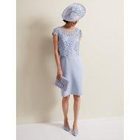 Doube Layer Lace Shift Dress