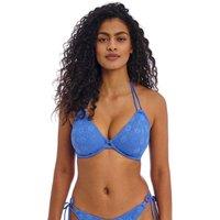 Freya Nomad Nights Wired Plunge Bikini Top Blue