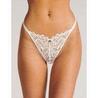 Heidi Floral Lace Thong