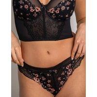 Gigi Embroidered Mesh Brazilian Knickers