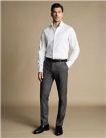 Slim Fit Cotton Rich Textured Trousers