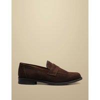 Charles Tyrwhitt Suede Loafers Brown