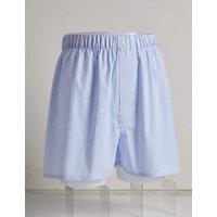 Charles Tyrwhitt Pure Cotton Striped Woven Boxers Blue