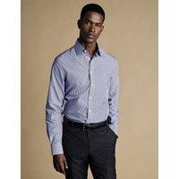 Slim Fit Non Iron Pure Cotton Striped Shirt