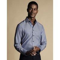 Slim Fit Non Iron Pure Cotton Twill Shirt