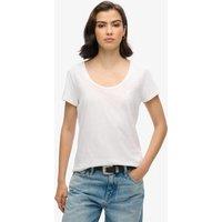Cotton Rich Scoop Neck T-Shirt