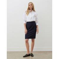 Split Back Knee Length Pencil Skirt