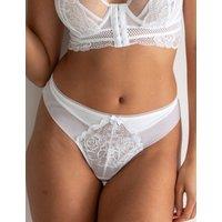 Pour Moi Ooo La La Lace Thong White