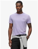 Superdry & Co Cotton T-Shirt Purple