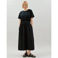 Pure Cotton Midi T-Shirt Dress