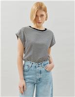 Albaray Striped T-Shirt Black Mix