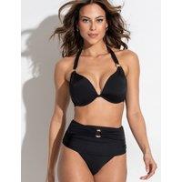 Pour Moi Samoa High Waisted Bikini Bottoms Black