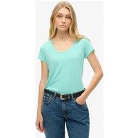 Superdry & Co Cotton Rich Scoop Neck T-Shirt Green