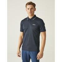 Regatta Maverik V Tipped Collar Polo Shirt Dark Blue