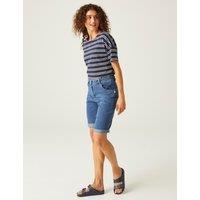 Erdre Denim Knee Length Shorts