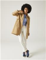 Georgonia Hooded Funnel Neck Raincoat