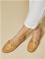 Leather Trim Slip On Loafers