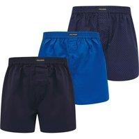 3pk Pure Cotton Assorted Woven Boxers