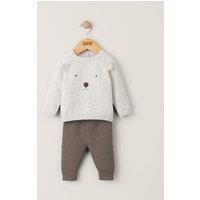 2pc Pure Cotton Knitted Bear Outfit (7lbs-1 Yrs)