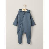 Cotton Rich Hooded Pramsuit (7lbs-12 Mths)