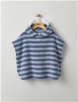 Towelling Shark Poncho (3 Mths-3 Yrs)