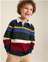 Joules Pure Cotton Rugby Shirt (2-12 Yrs) Multi