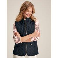 Joules Textured Quilted Gilet Navy