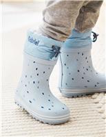 Personalised Blue Spot Wellies (4 Small-10 Small)