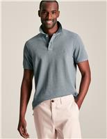 Joules Pure Cotton Pique Polo Shirt Grey
