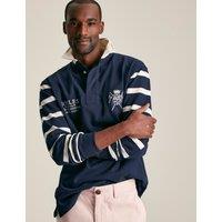 Pure Cotton Striped Long Sleeve Rugby Shirt