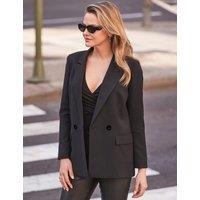 Relaxed Double Breasted Blazer