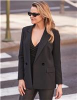 Relaxed Double Breasted Blazer
