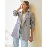 Relaxed Double Breasted Blazer