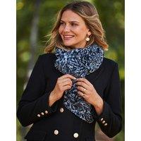 Woven Animal Print Scarf